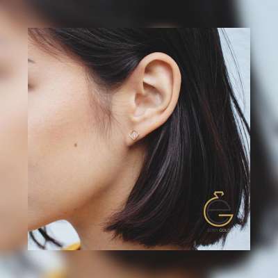 گوشواره میخی طلا