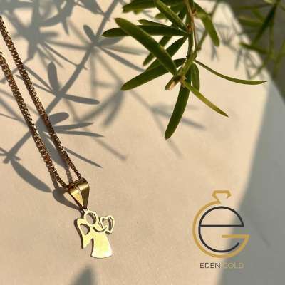 گردنبند طرح فرشته طلا