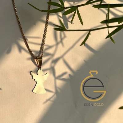 گردنبند فرشته قابل حک برای اسم و تاریخ