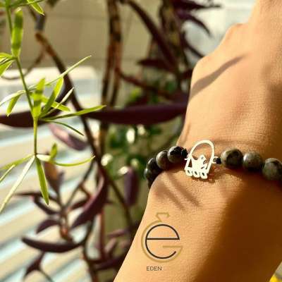 دستبند طرح پرنده طلا ۱۸ عیار