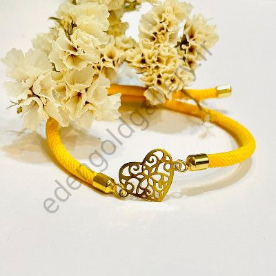 دستبند قلب داخل بته جقه ای