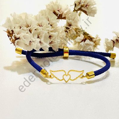 دستبند طرح بال و قلب