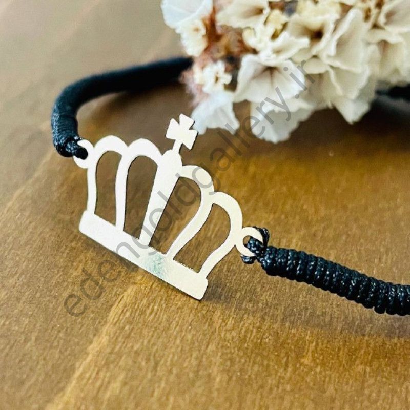 دستبند طلا طرح تاج