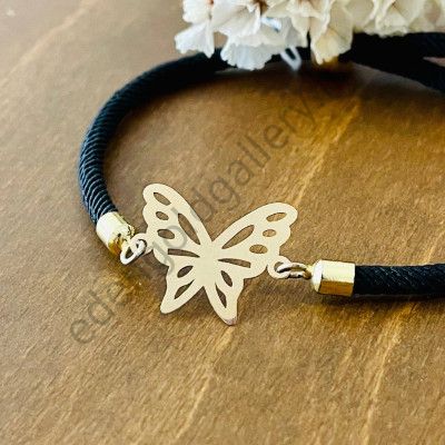 دستبند طرح پروانه