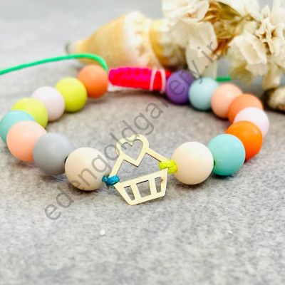 دستبند طرح کاپ کیک