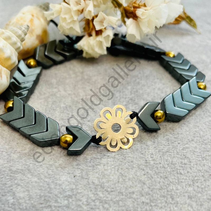 دستبند طرح گل