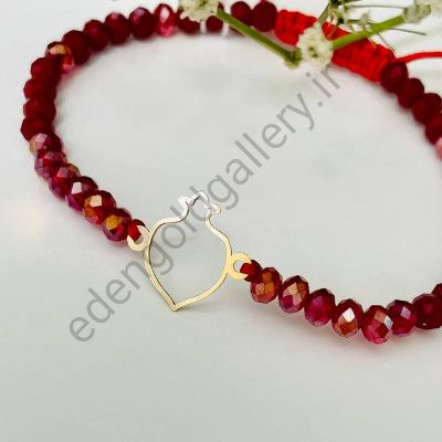 دستبند طلا طرح انار