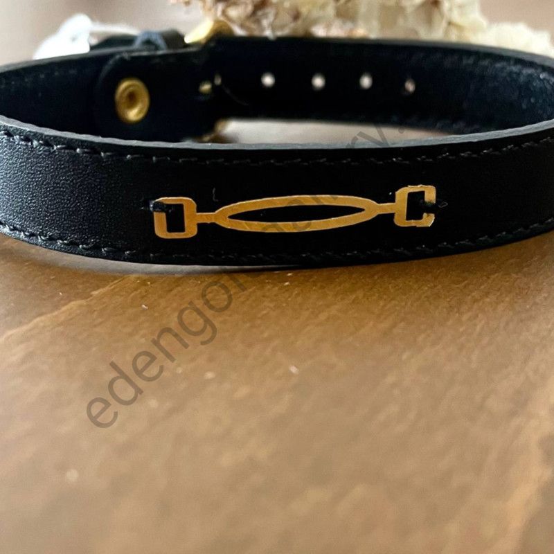 دستبند مردانه با بند چرم