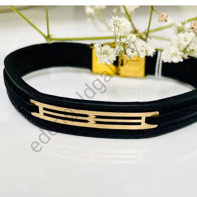 دستبند چرم مردانه کد T402-325