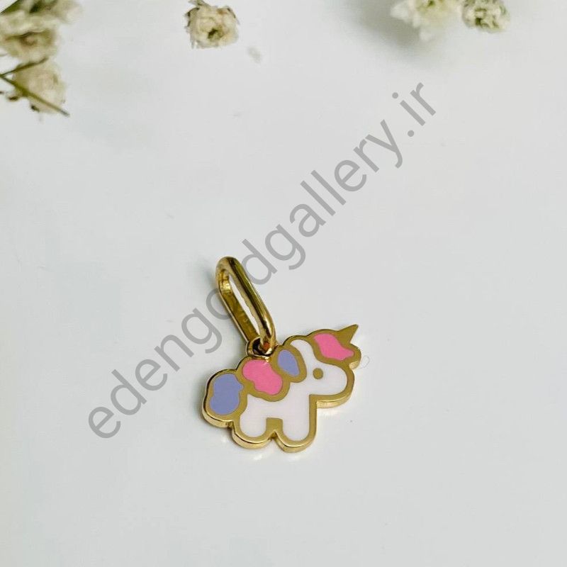 پلاک طلا یونی کورن