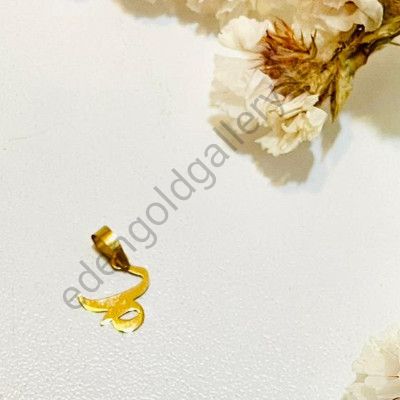 پلاک گردنبند حرف پ