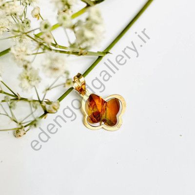 گردنبند سواروسکی طرح پروانه