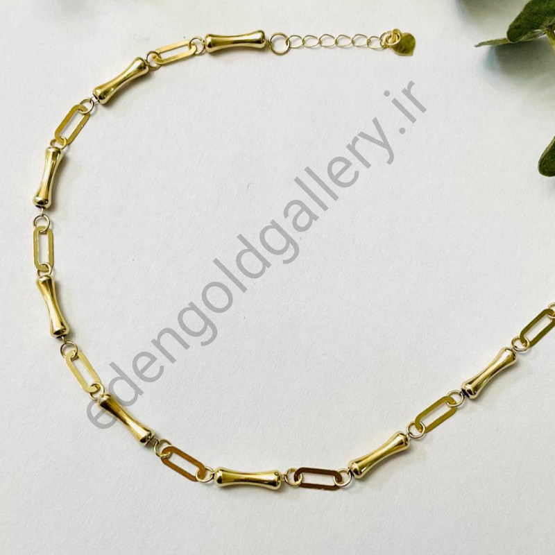 دستبند طلا طرح استخونی