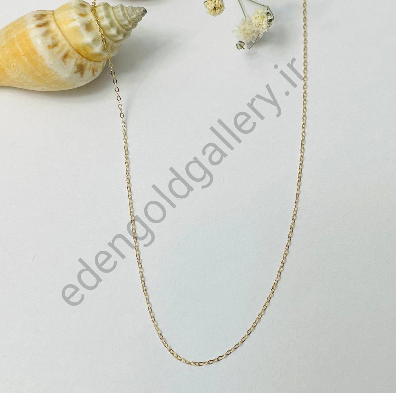 زنجیر طلا ساده 50 سانت