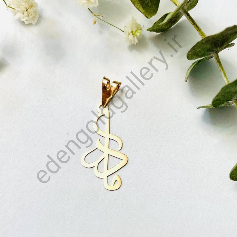 پلاک طلا طرح مادر