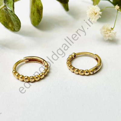 گوشواره کلیپسی طلا امگا