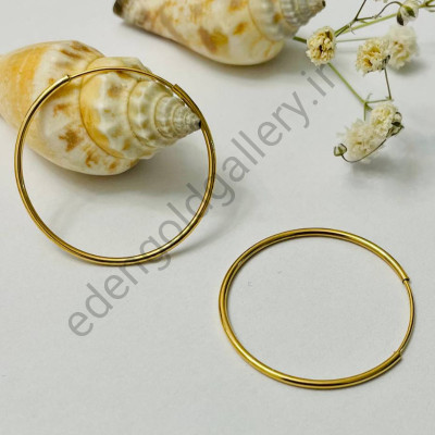 گوشواره طلا حلقه ای بزرگ