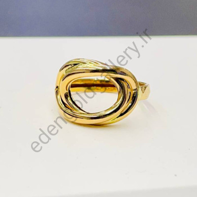 انگشتر طلا دایره پیچ