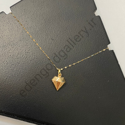 پلاک طلا الماس