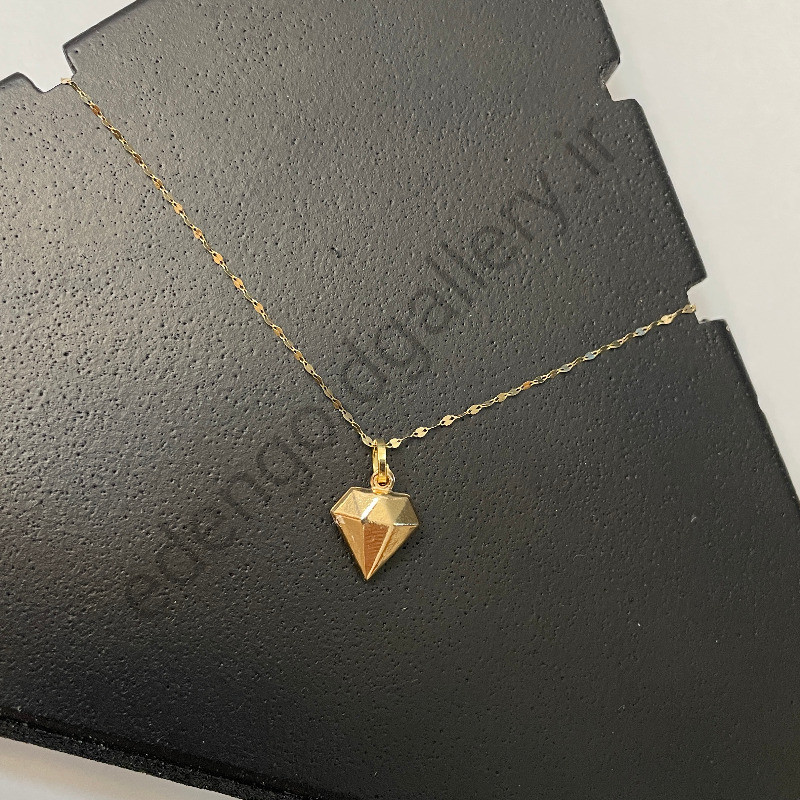 پلاک طلا الماس