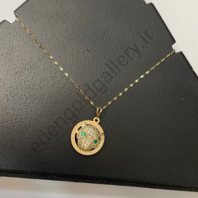 پلاک طلا و سنگ پنتر